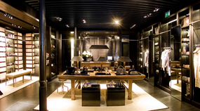 Interior de una tienda de Inditex en A Coruña