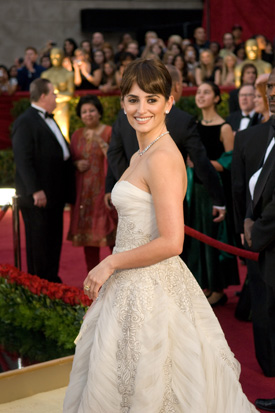 Penélope Cruz en los Oscar con un vestido vitage de Balmain