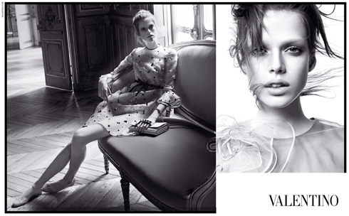 Julia Saner para Valentino