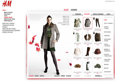 probador virtual de H&M