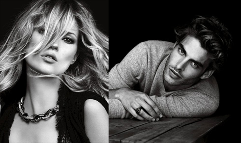 Kate Moss y Jon Kortajarena para David Yurman
