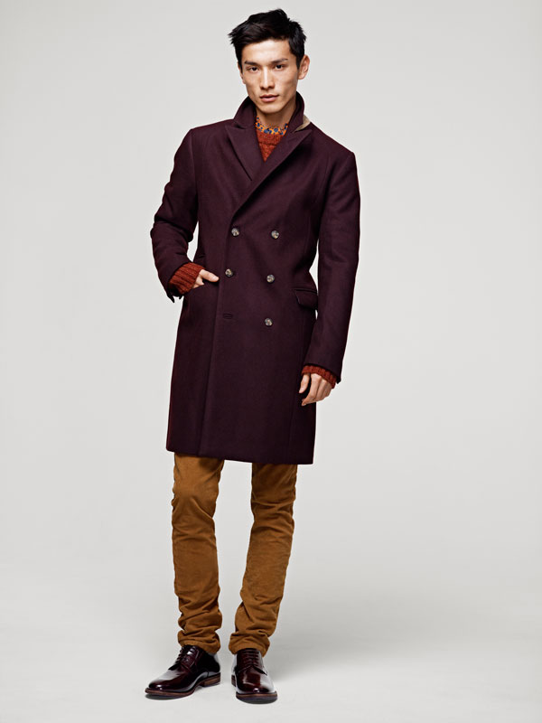 H&M, abrigo colección hombre Otoño Invierno 2012-13
