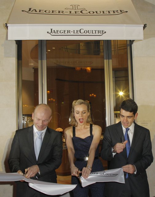 Jaeger-LeCoultre abre tienda en la plaza Vendôme de París Diane Kruger