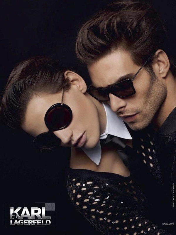 Saskia de Brauw y Jon Kortajarena, imagen de Karl by Karl Lagerfeld Primavera Verano 2013