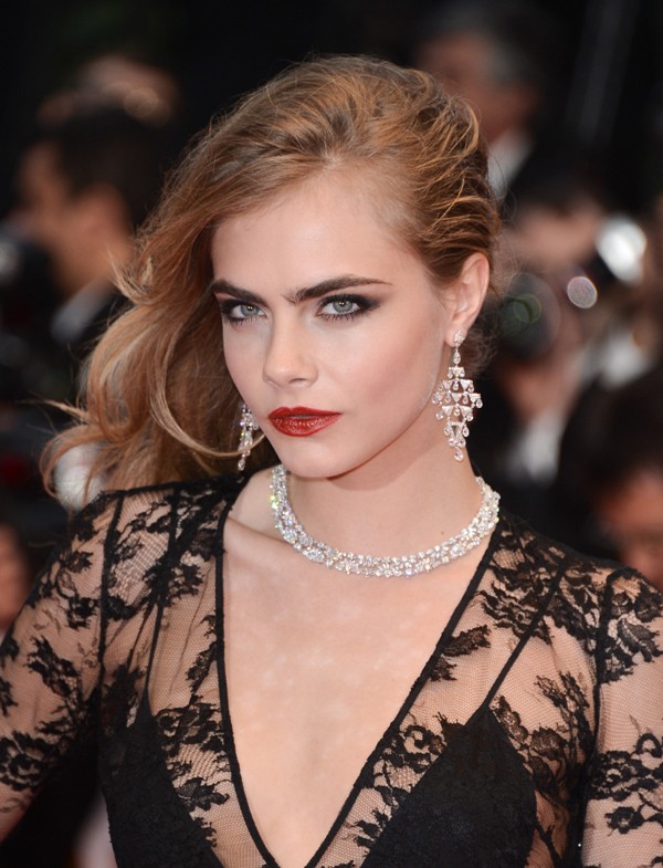 Cara Delevingne con joyas de Chopard. Robo Cannes