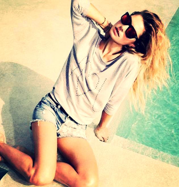 Jessica Hart, imagen de Only Primavera Verano 2013