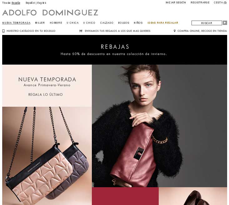 Adolfo Domínguez Rebajas Invierno 2014