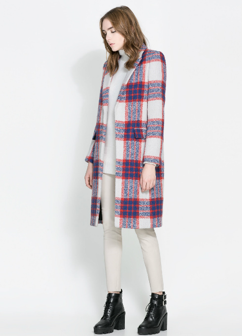 y chaquetas de cuadros en las rebajas de Zara, invierno 2014 Modalia.es