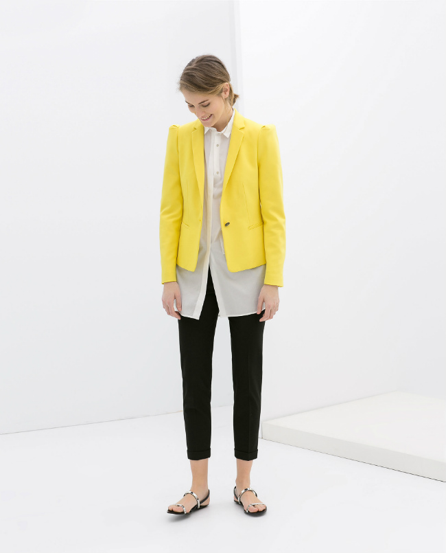 Catálogo de chaquetas de Zara, primavera verano 2014