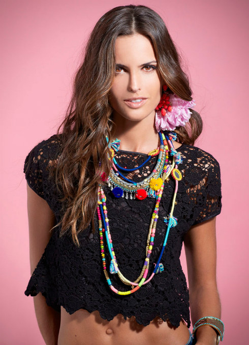 Izabel Goulart, imagen de SuiteBlanco Primavera Verano 2014