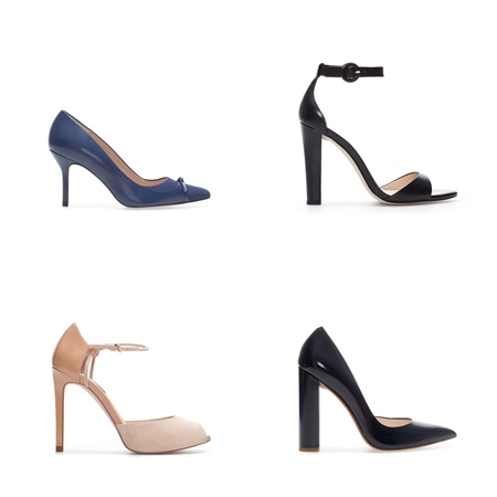 Zapatos y sandalias de Zara, primavera verano 2014