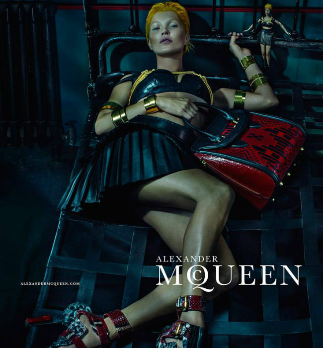 Kate Moss imagen de Alexander McQueen