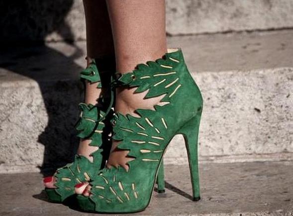 Zapatos de tacón Verdes.