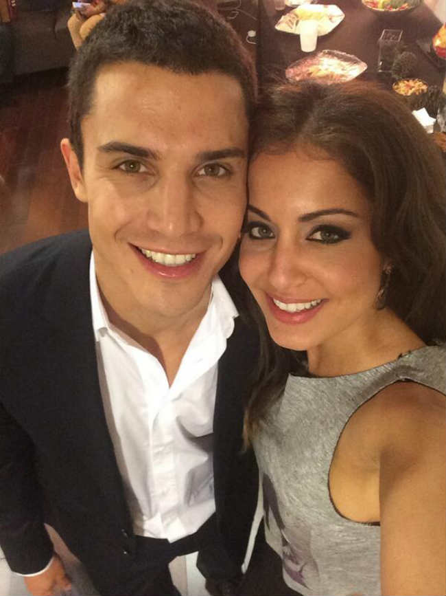 Hiba Abouk y Alex González