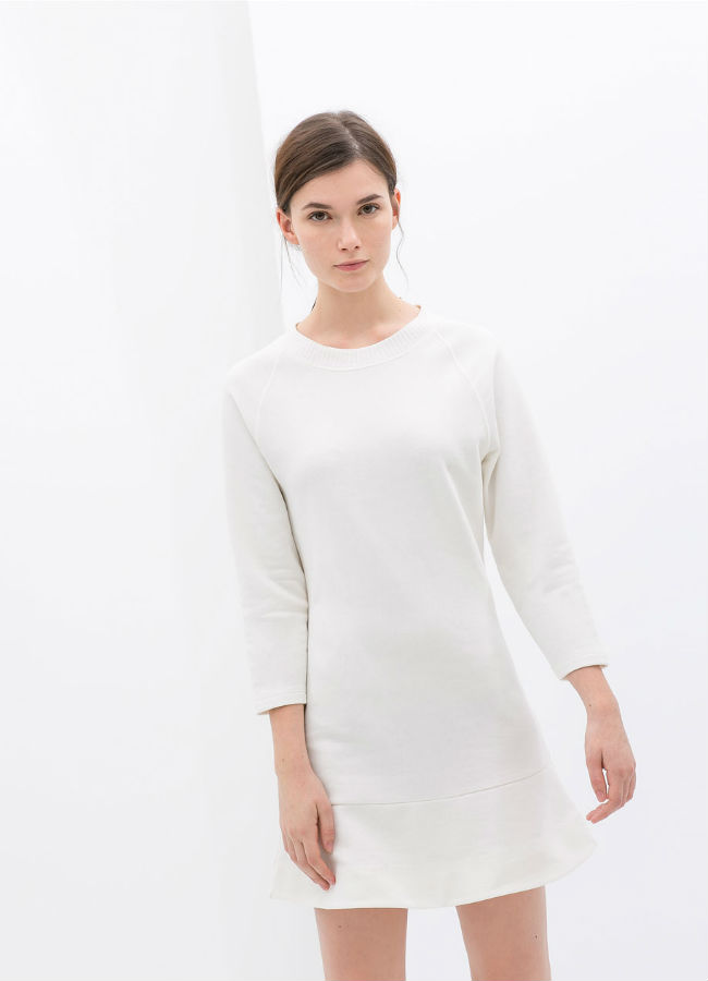 Zara vestidos blancos coleccion ss14