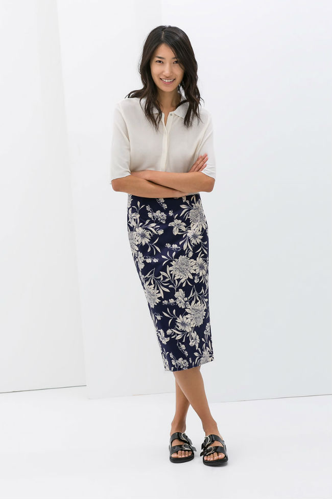masilla casete giratorio Tendencias Zara mujer: faldas de tubo, tablas, mini y neopreno en la nueva  colección primavera verano 2014 - Modalia.es