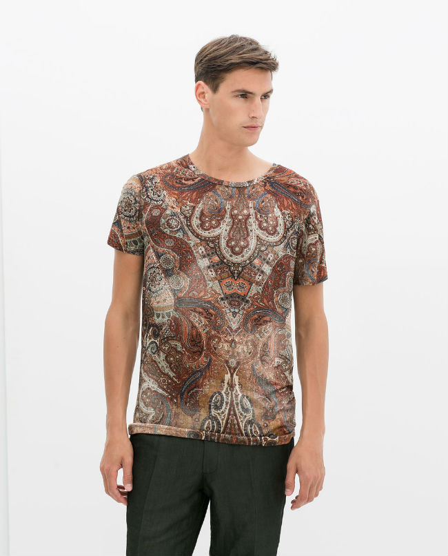 zara hombre camisetas baratas