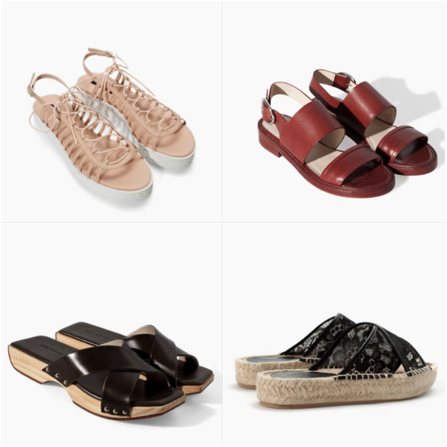 sandalias zara ss14 verano mujer planas