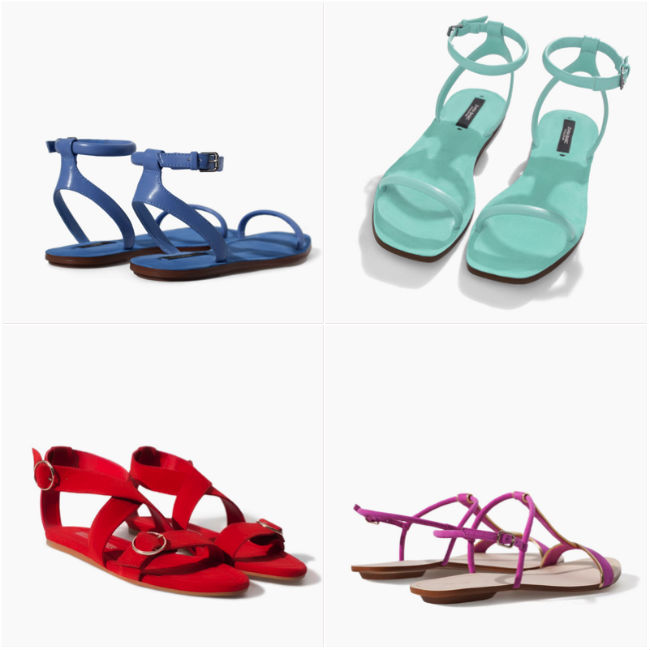 sandalias zara ss14 verano mujer planas