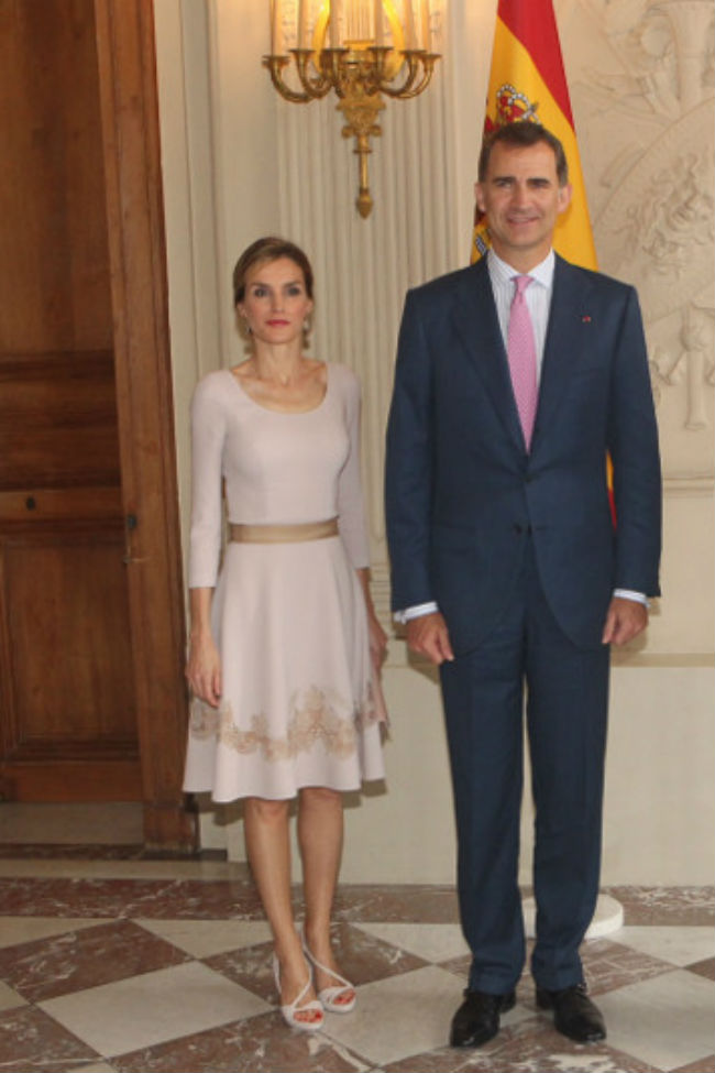 Reina Letizia vestido felipe varela