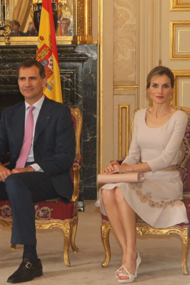 Reina Letizia vestido felipe varela