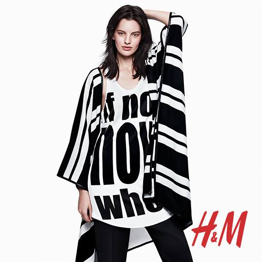 H&M blanco y negro tendencia colecciom 