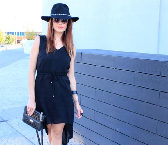 Pilar Rubio rock style look negro