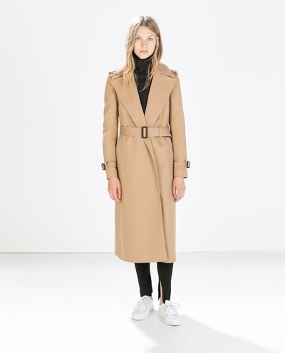 gabardina zara coleccion otoño invierno 2014