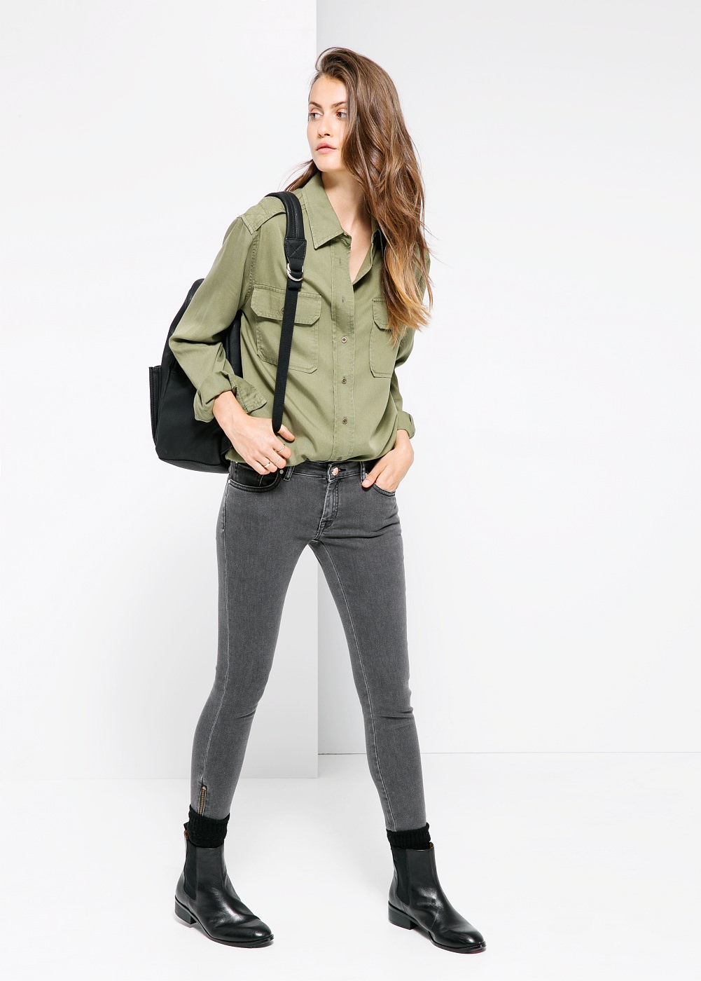 mango tendencia militar nueva colección 