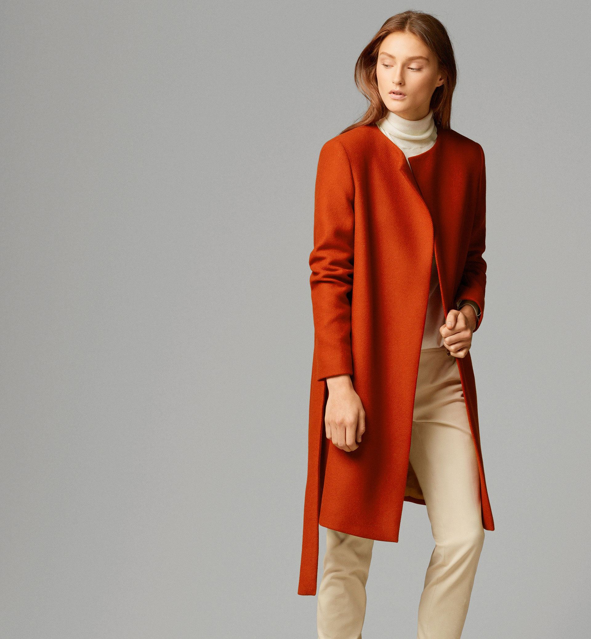 massimo dutti abrigo colección mujer