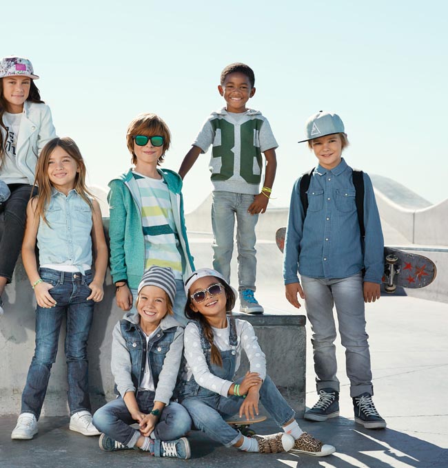 motor Paine Gillic Plisado H&M presenta &Denim, una colección casual para niños esta primavera 2015 -  Modalia.es