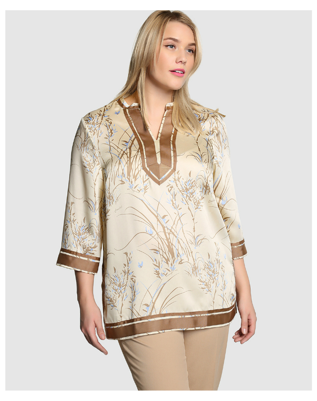 Couchel, vestidos y blusas para tallas grandes disponibles en Corte Inglés colección primavera verano 2015 - Modalia.es