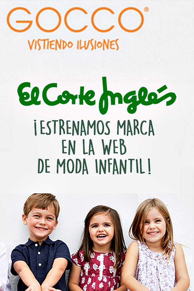 Propuesta Gracia profundidad La marca Gocco llega a El Corte Inglés para moda infantil primavera verano  2015 - Modalia.es