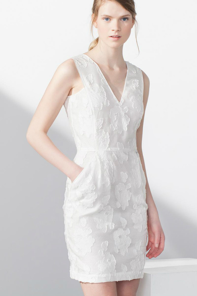 pdh vestido jacquard flor