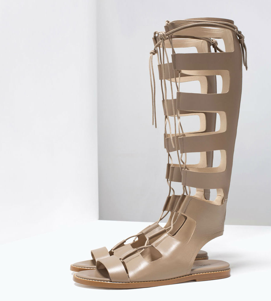 deslealtad Animado una taza de Las sandalias romanas, el nuevo must have de Zara Primavera Verano 2015 -  Modalia.es