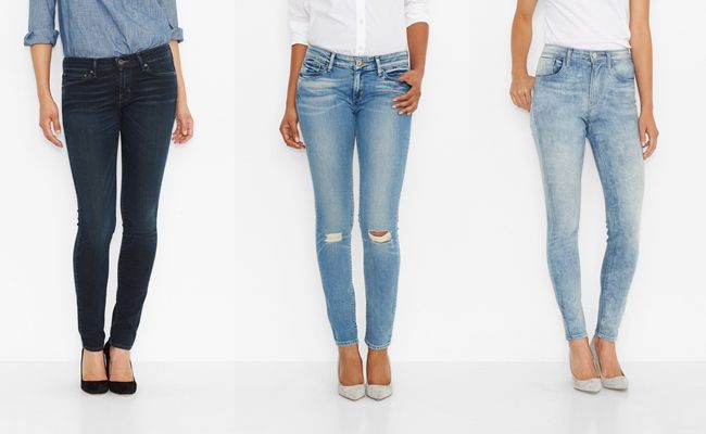 Pantalones vaqueros de mujer Levi's rebajas del promoción mid season primavera verano 2015 - Modalia.es