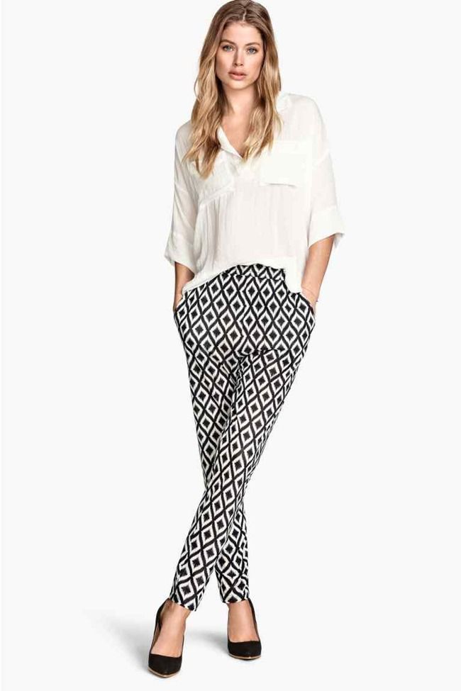 Pantalones estampados en las novedades de H&M primavera verano 2015 Modalia.es