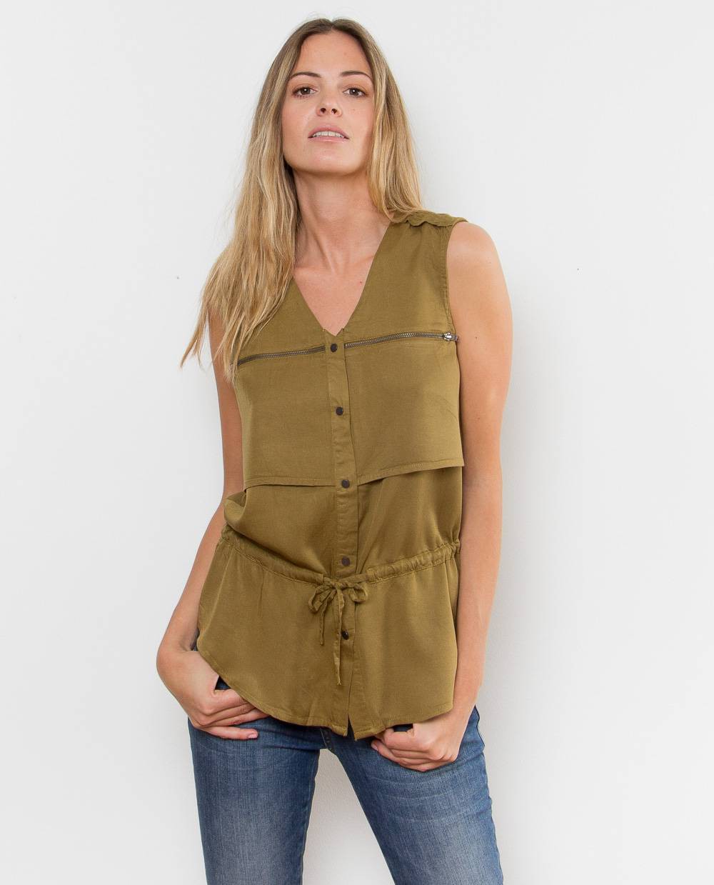 blusa estilo militar