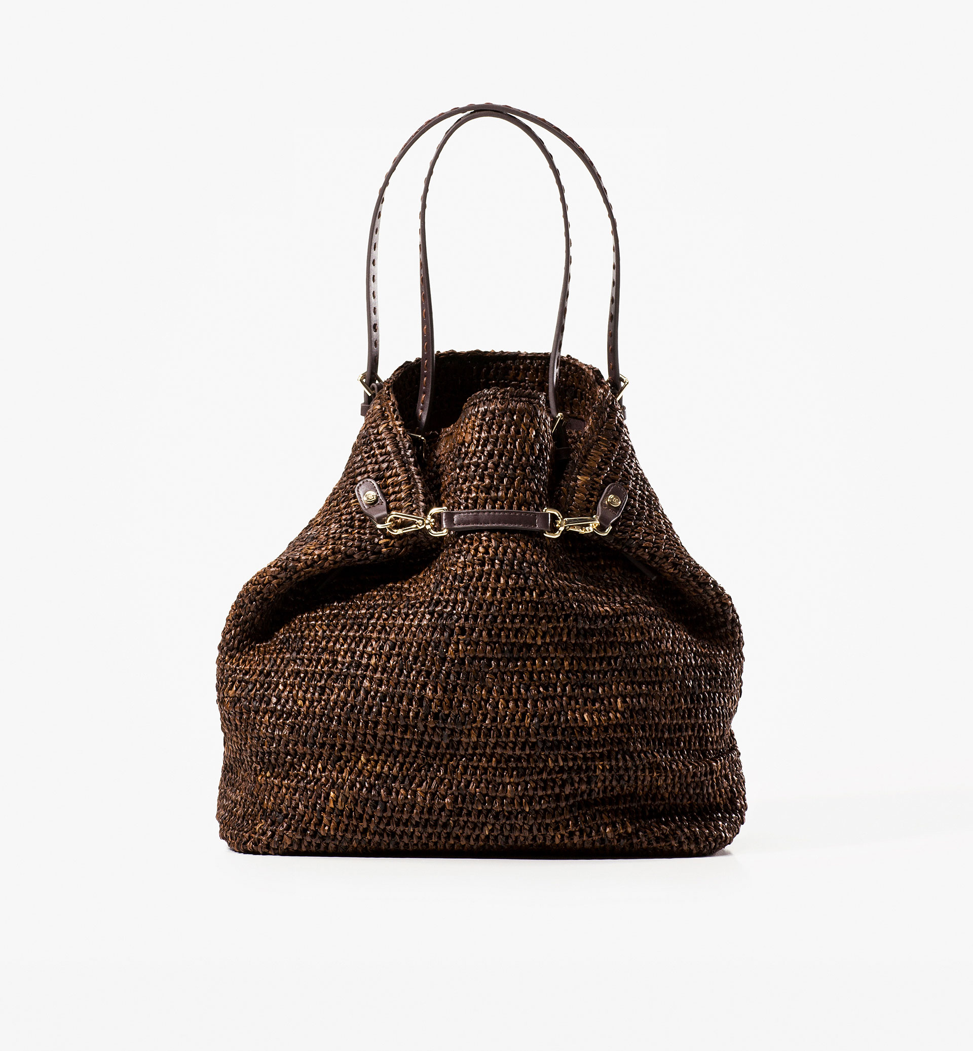 bolso rafia shopper