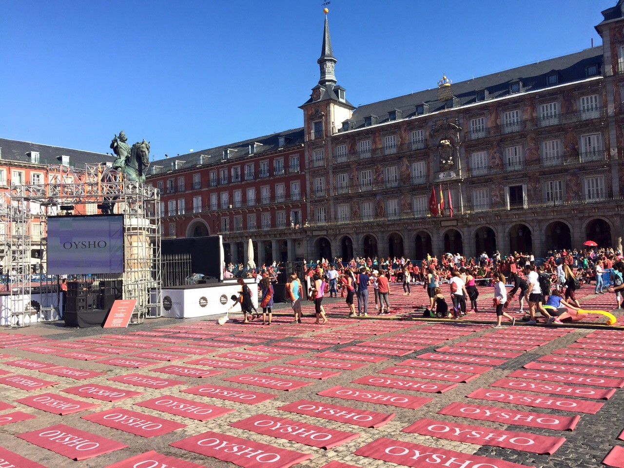 yoga oysho plaza mayor