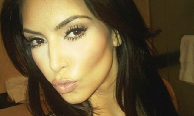 Kim Kardashians duckface