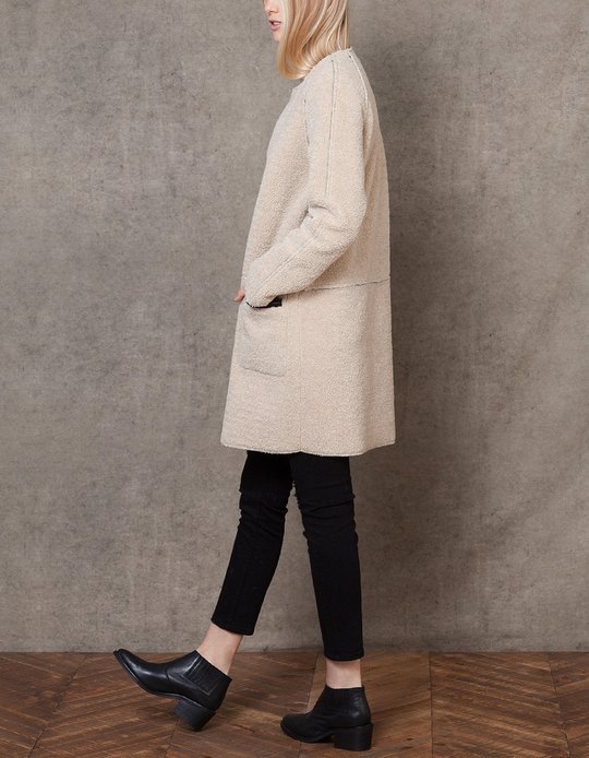 abrigo cuatro Stradivarius otoo invierno 2015 16