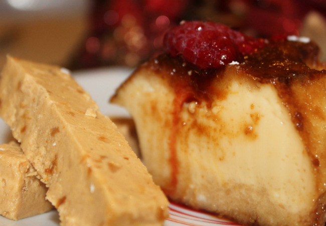 FLAN TURRÓN NAVIDAD