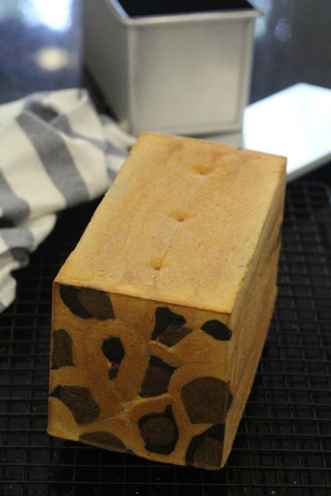 PAN DE MOLDE LEOPARDO 9