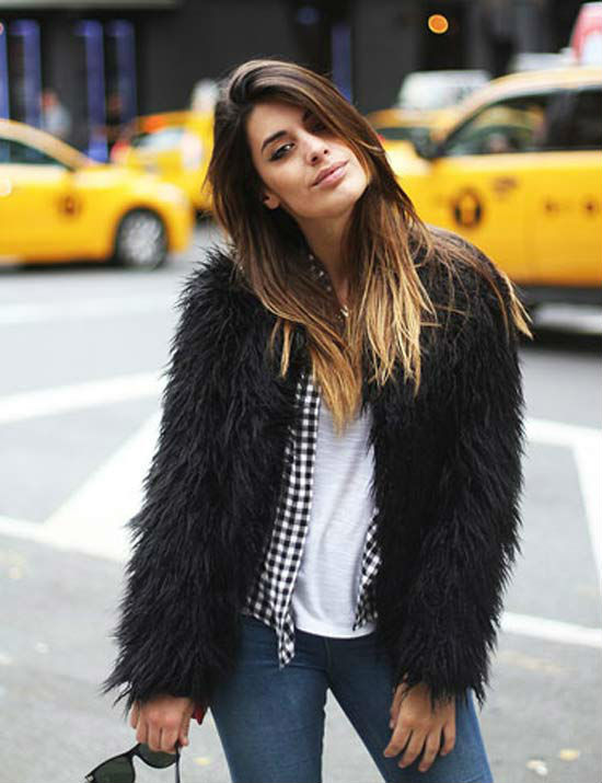 Los abrigos de chaquetas, ponchos y parkas de las bloggers - Modalia.es