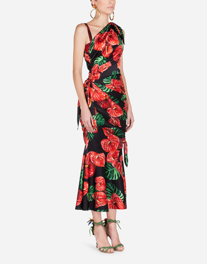 Vestido floral Dolce Gabbana