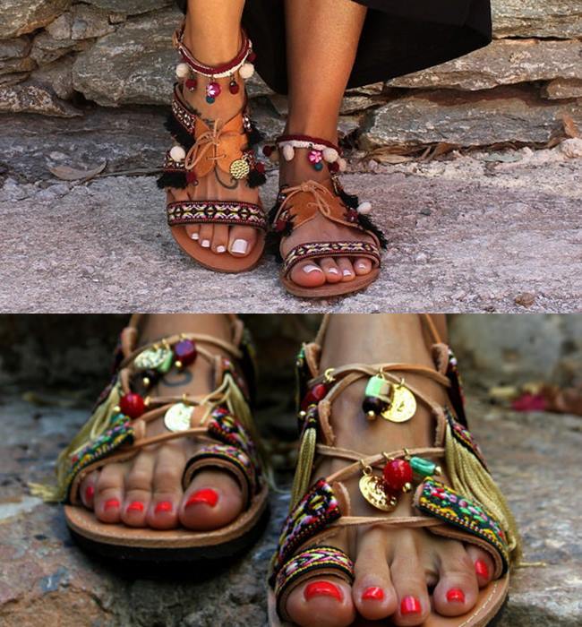 filtrar Prever Térmico Las sandalias de estilo boho son una de las tendencias más top de esta  primavera verano 2016 ¿Te vas a quedar sin las tuyas? - Modalia.es