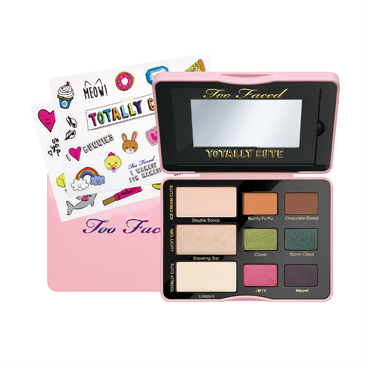 nueva paleta de sombras too faced totally cute