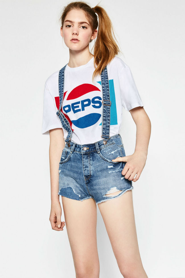 Pepsi, y mucho denim son las últimas novedades de Zara - Modalia.es