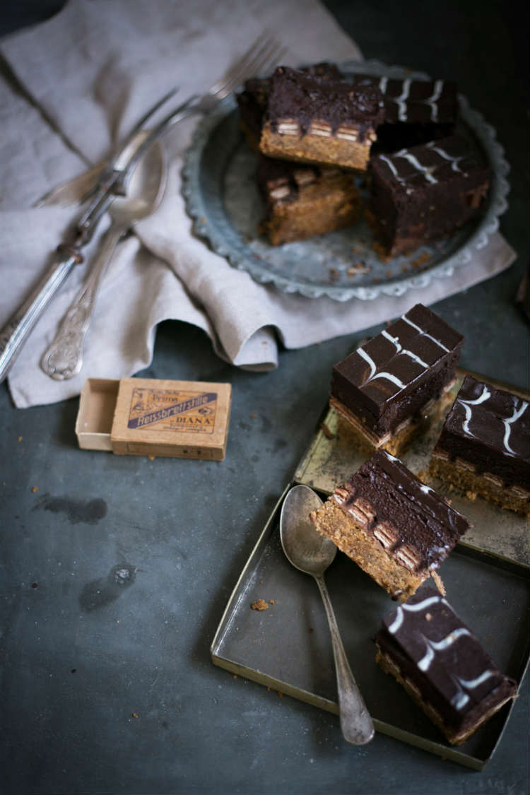 recta tarta cheesecake chocolate y kit kat